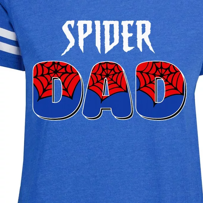 Spider Dad Design Male Parents Spider Love Enza Ladies Jersey Football T-Shirt