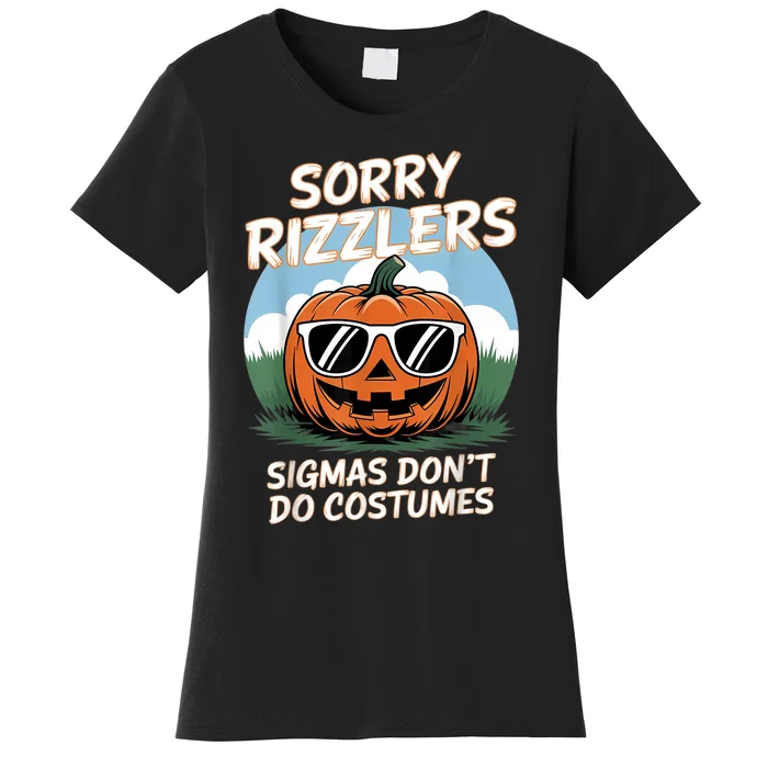 Sigmas DonT Do Costumes Gen Alpha Funny Halloween Costumes Women's T-Shirt