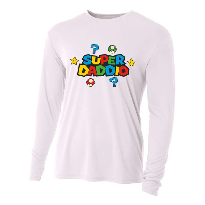 Super Daddio Dad Video Gamer Cooling Performance Long Sleeve Crew