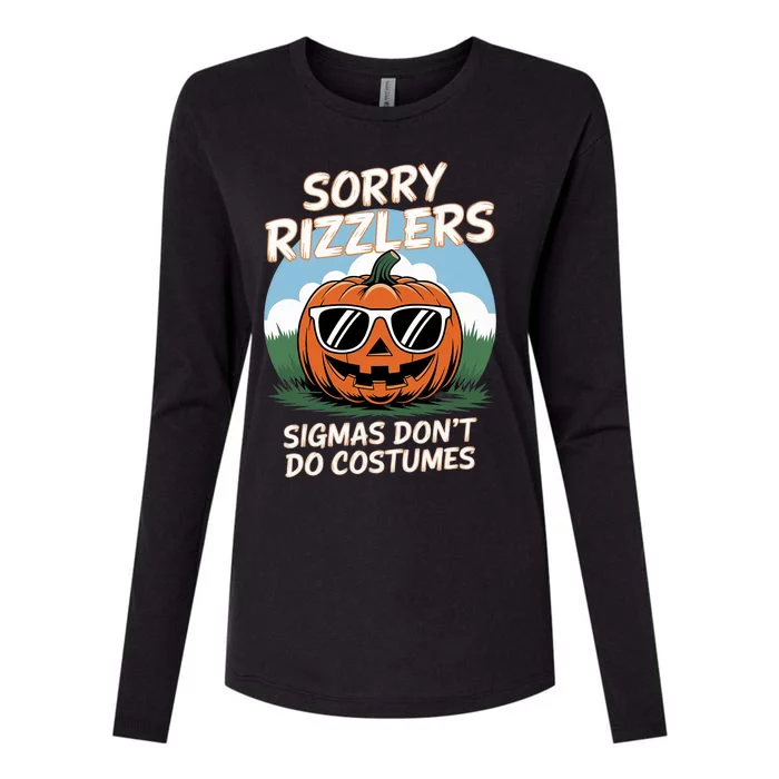 Sigmas DonT Do Costumes Gen Alpha Funny Halloween Costumes Womens Cotton Relaxed Long Sleeve T-Shirt