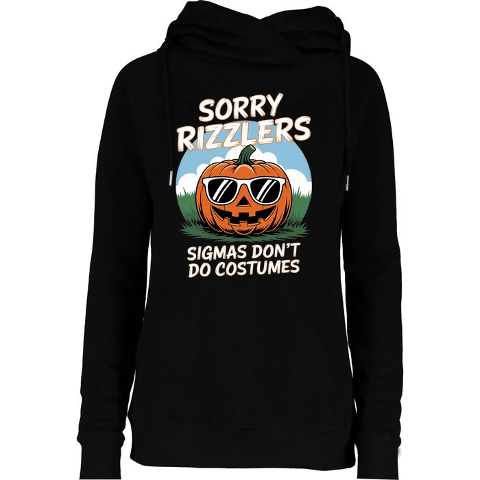 Sigmas DonT Do Costumes Gen Alpha Funny Halloween Costumes Womens Funnel Neck Pullover Hood