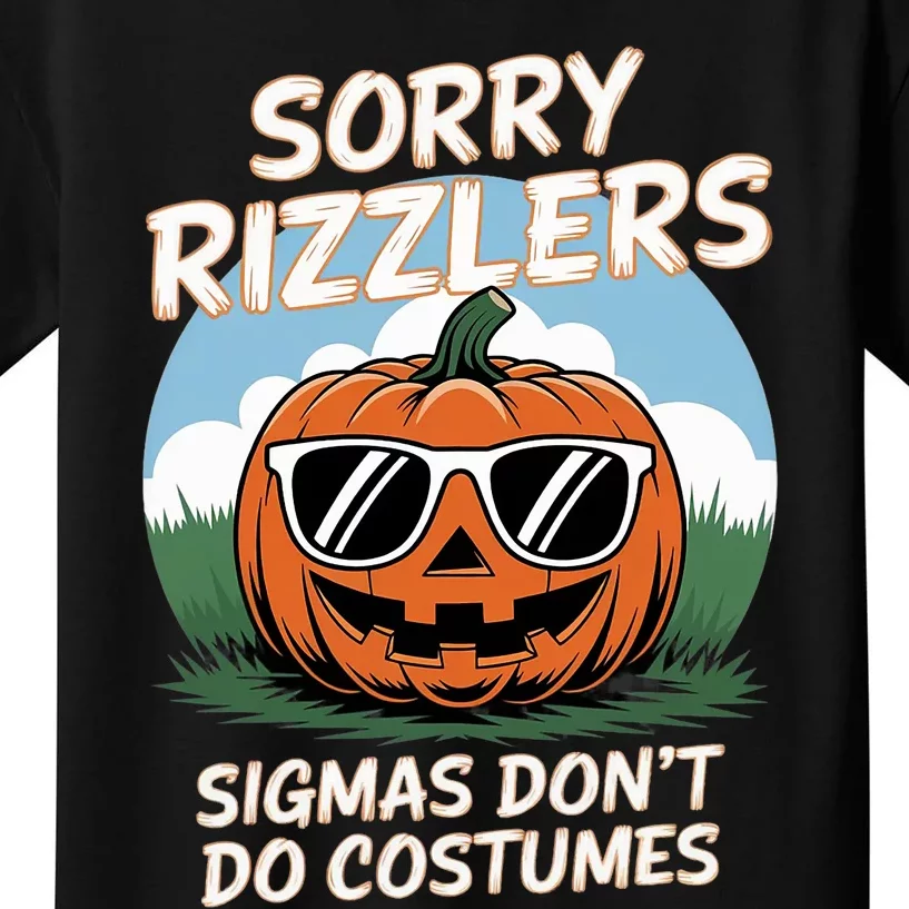 Sigmas DonT Do Costumes Gen Alpha Funny Halloween Costumes Kids T-Shirt