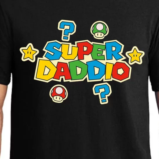 Super Daddio Dad Video Gamer Pajama Set