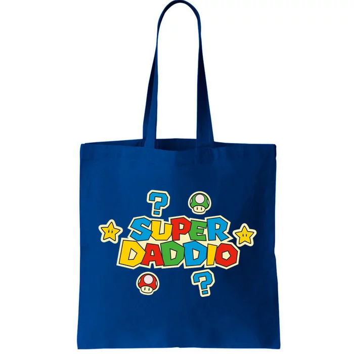 Super Daddio Dad Video Gamer Tote Bag