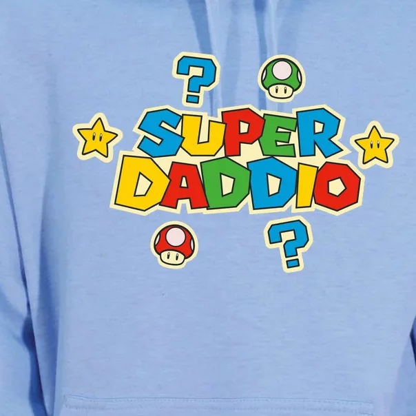 Super Daddio Dad Video Gamer Unisex Surf Hoodie