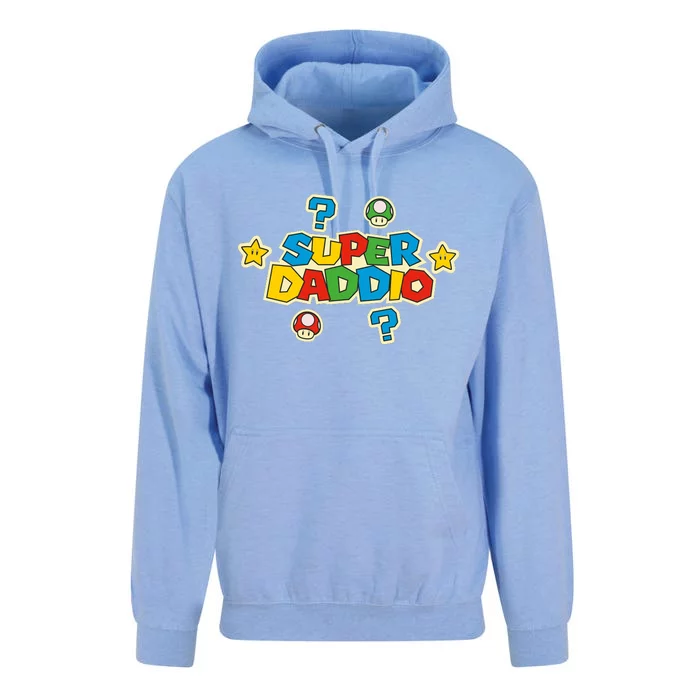 Super Daddio Dad Video Gamer Unisex Surf Hoodie