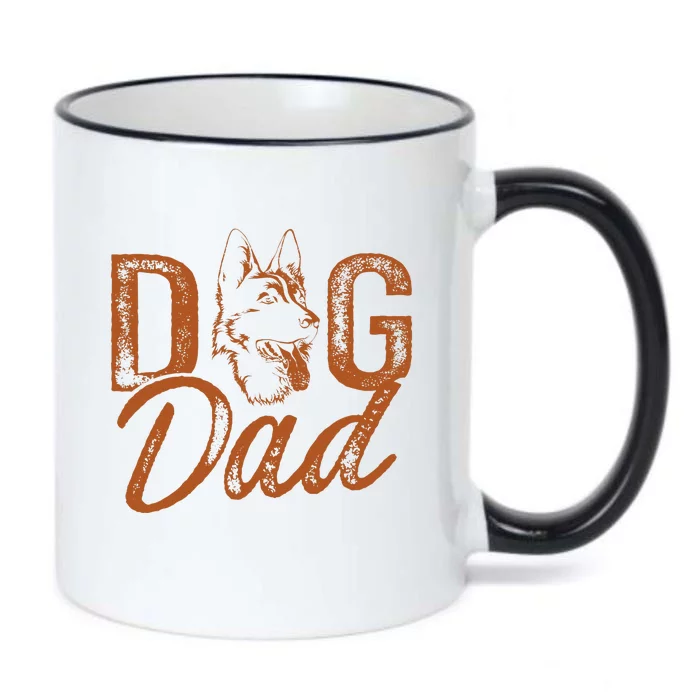 Shepherd Dog Dad German Shepherd Black Color Changing Mug