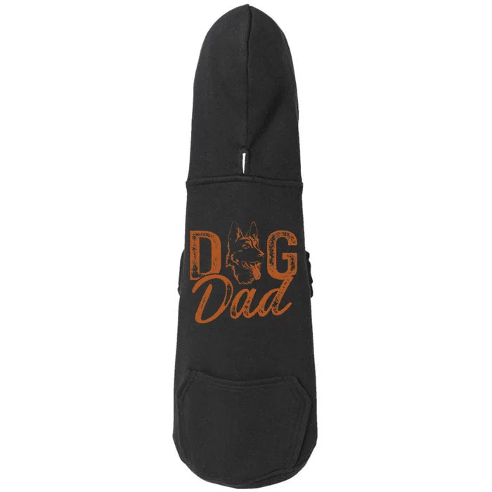 Shepherd Dog Dad German Shepherd Doggie 3-End Fleece Hoodie