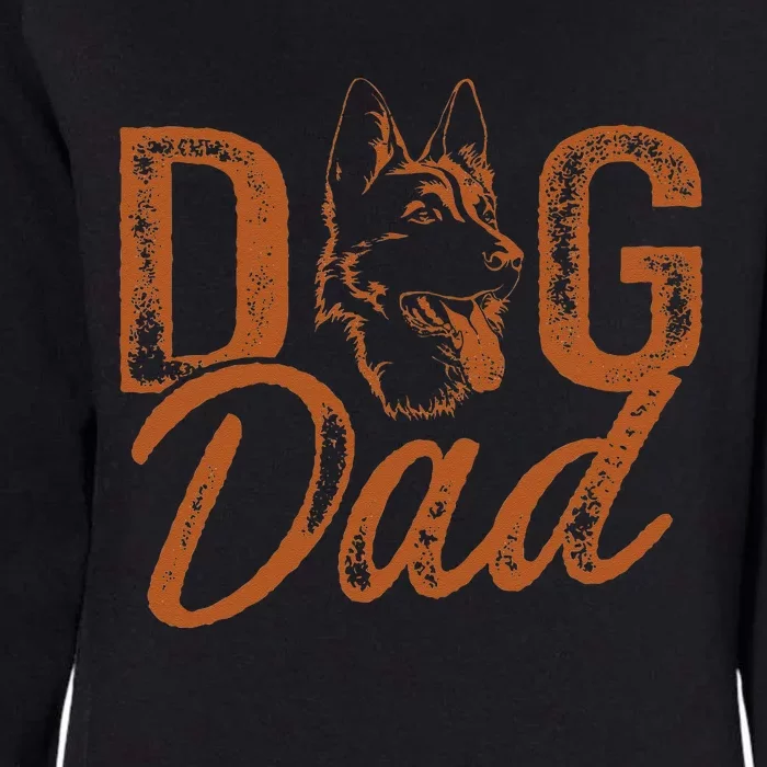 Shepherd Dog Dad German Shepherd Womens California Wash Sweatshirt