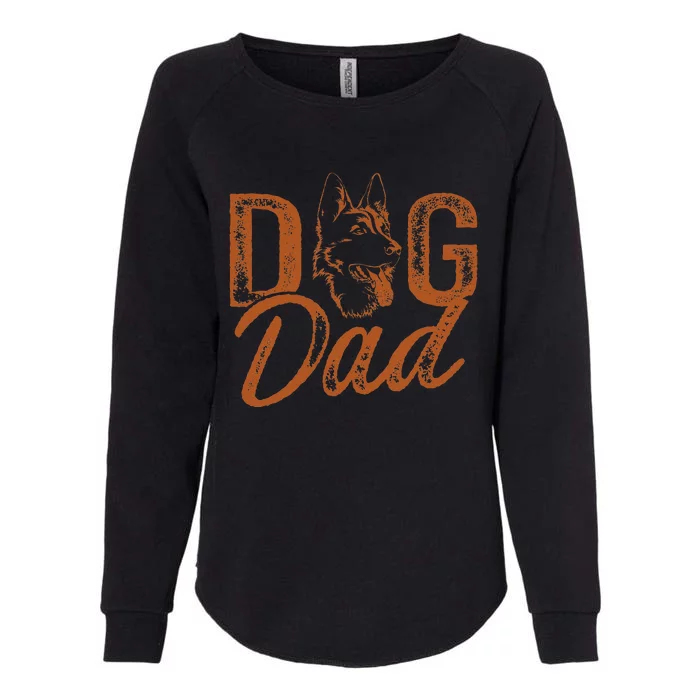 Shepherd Dog Dad German Shepherd Womens California Wash Sweatshirt