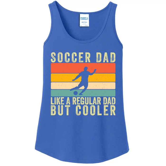 Soccer Dad Design Father Day Soccer Player Father Gift Ladies Essential Tank