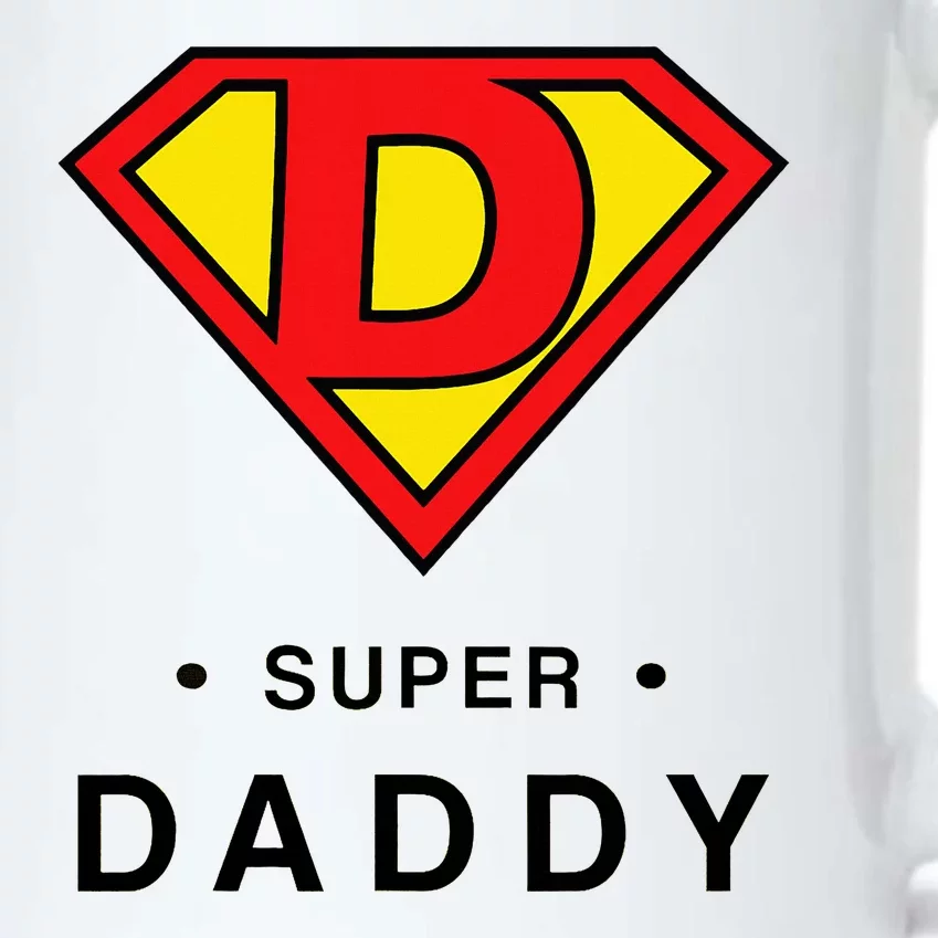 Super Daddy Dad Is My Hero Fathers Day Black Color Changing Mug