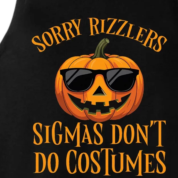 Sigmas Don’T Do Costumes Funny Halloween Ladies Tri-Blend Wicking Tank