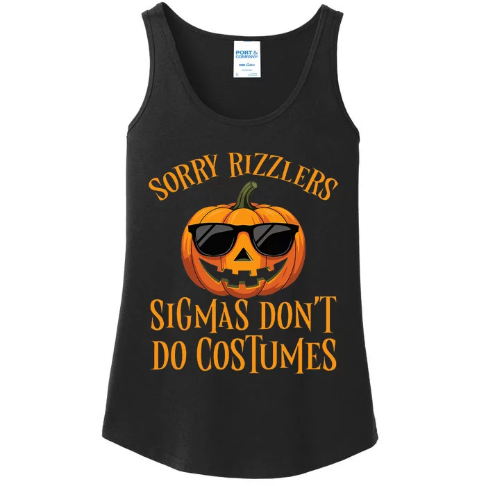 Sigmas Don’T Do Costumes Funny Halloween Ladies Essential Tank