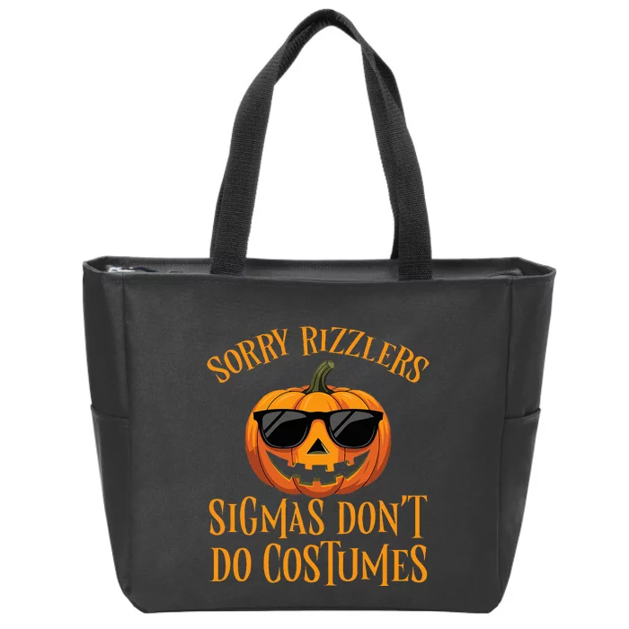 Sigmas Don’T Do Costumes Funny Halloween Zip Tote Bag