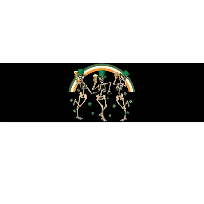 Skeleton Dancing Drink St PatrickS Day Bumper Sticker