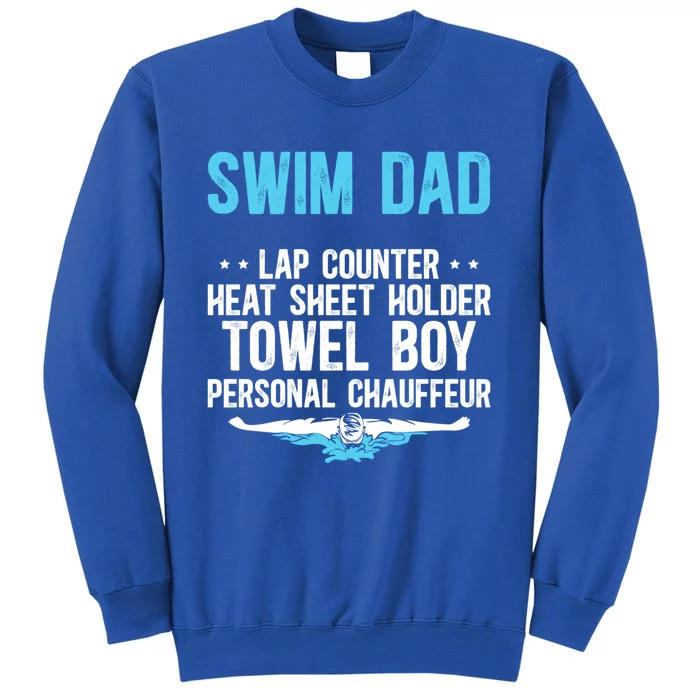 Swim Dad Definition Swimming Dad Of A Swimmer Dad Great Gift Sweatshirt