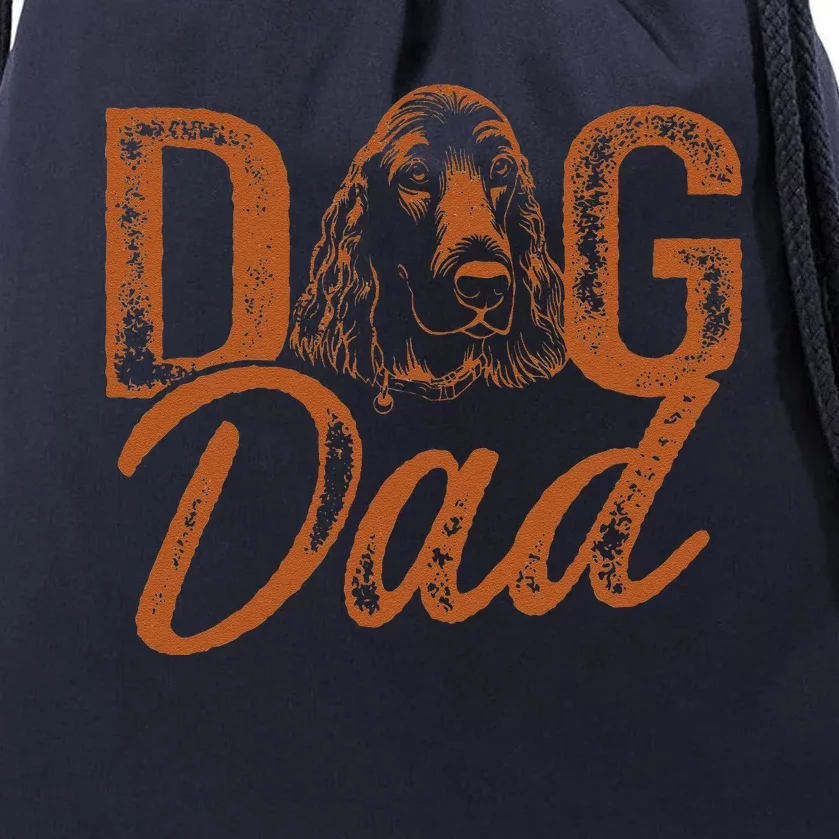 Spaniel Dog Dad Cocker Spaniel Drawstring Bag