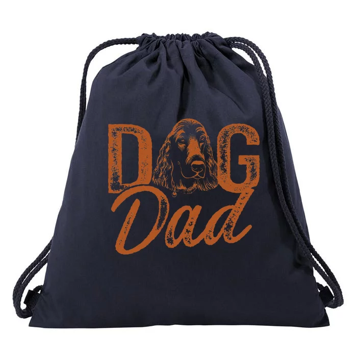 Spaniel Dog Dad Cocker Spaniel Drawstring Bag