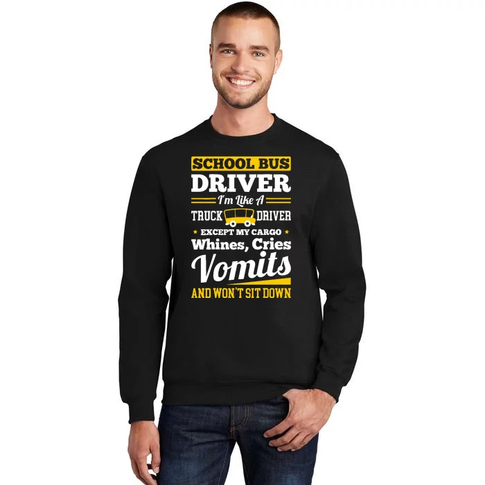 School District Drivers Yellow Shuttle Bus Drivers Gifts Sweatshirt