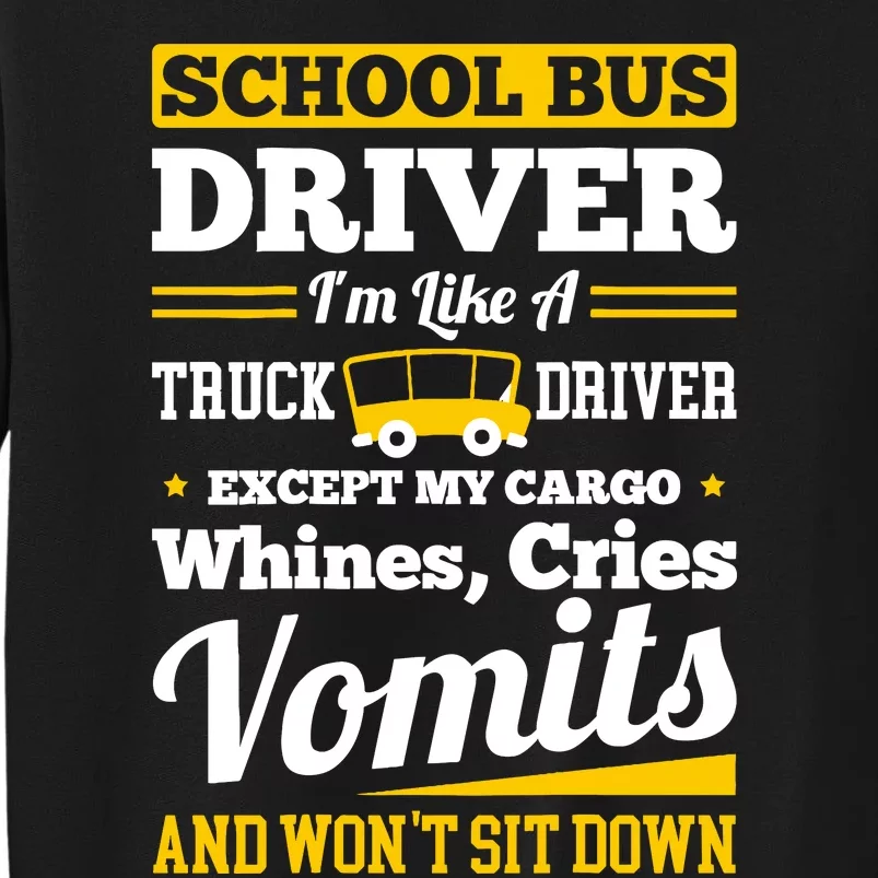 School District Drivers Yellow Shuttle Bus Drivers Gifts Sweatshirt