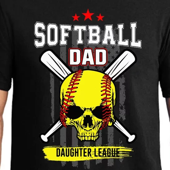 Softball Dad Daughter League Pajama Set