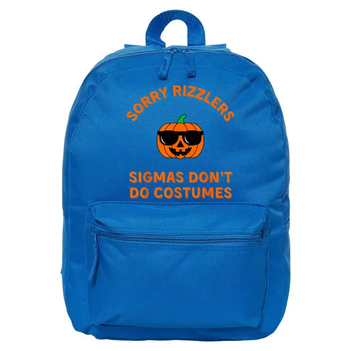 Sigmas DonT Do Costumes Funny Gen Alpha Halloween 16 in Basic Backpack