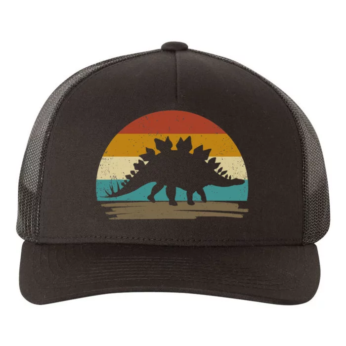 Stegosaurus Dinosaur Deco Retro Vintage Yupoong Adult 5-Panel Trucker Hat