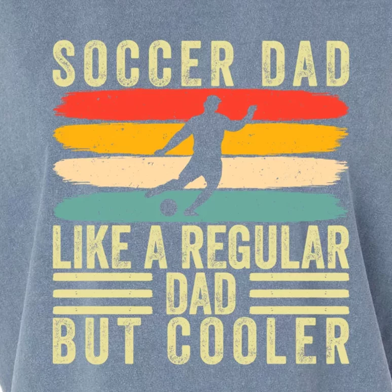 Soccer Dad Design Father Day Soccer Father Cute Gift Garment-Dyed Women's Muscle Tee