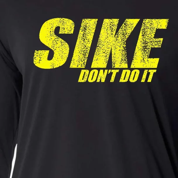 Sike Dont Do It Cooling Performance Long Sleeve Crew