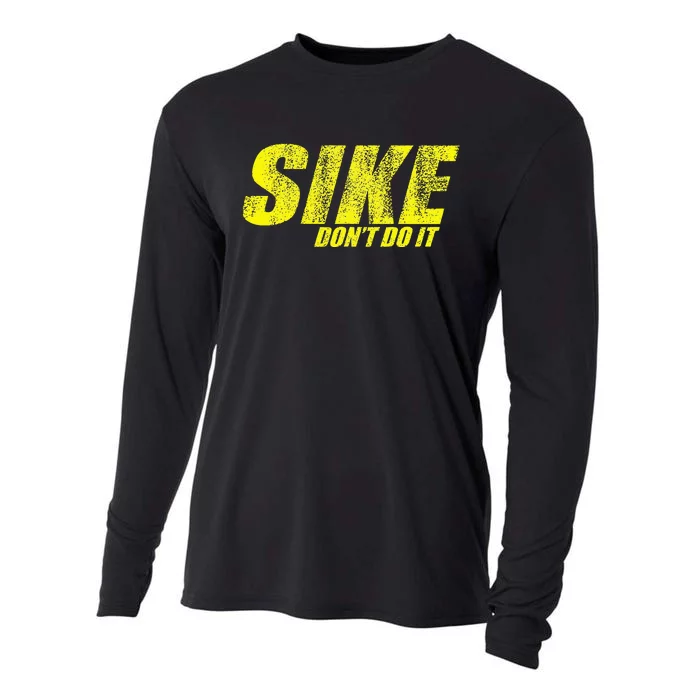 Sike Dont Do It Cooling Performance Long Sleeve Crew