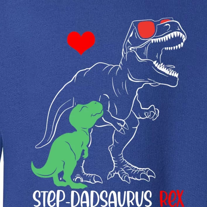 Step Dadsaurus Daddy Rex Autism Awareness Proud Dad Gift Toddler Sweatshirt