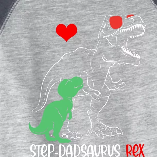 Step Dadsaurus Daddy Rex Autism Awareness Proud Dad Gift Toddler Fine Jersey T-Shirt