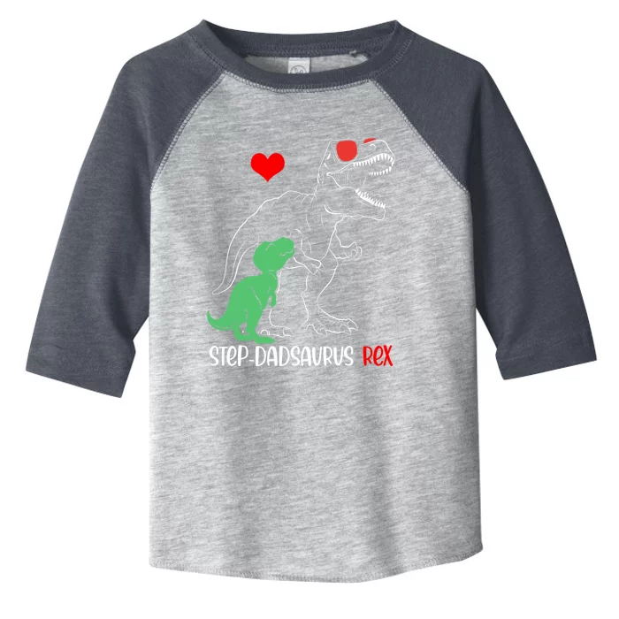 Step Dadsaurus Daddy Rex Autism Awareness Proud Dad Gift Toddler Fine Jersey T-Shirt