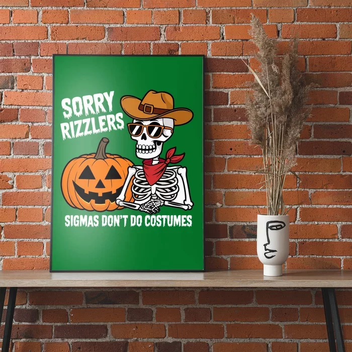 Sigmas DonT Do Costumes Funny Gen Alpha Halloween Poster