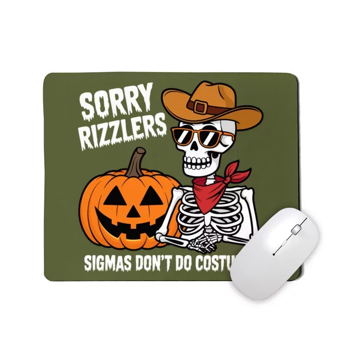 Sigmas DonT Do Costumes Funny Gen Alpha Halloween Mousepad