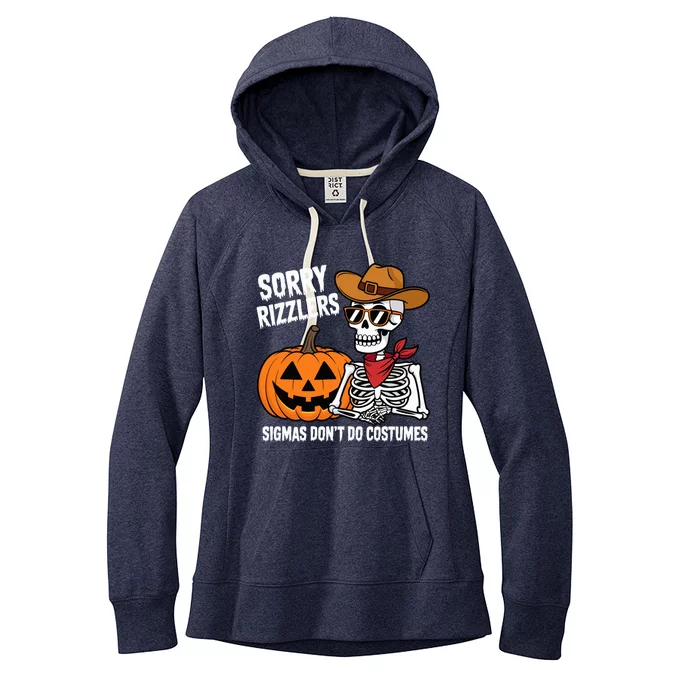 Sigmas DonT Do Costumes Funny Gen Alpha Halloween Women's Fleece Hoodie