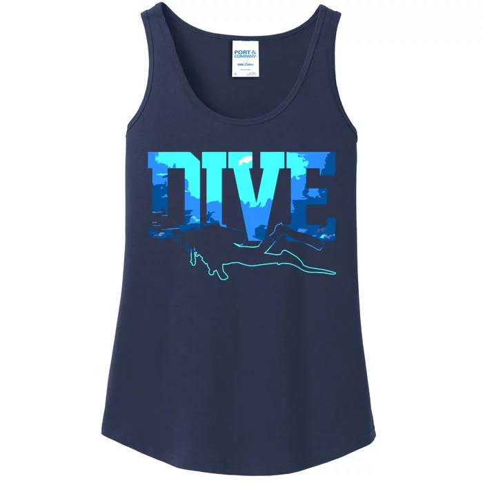 Scuba Diving DIVE Scuba Diver Gift Ladies Essential Tank