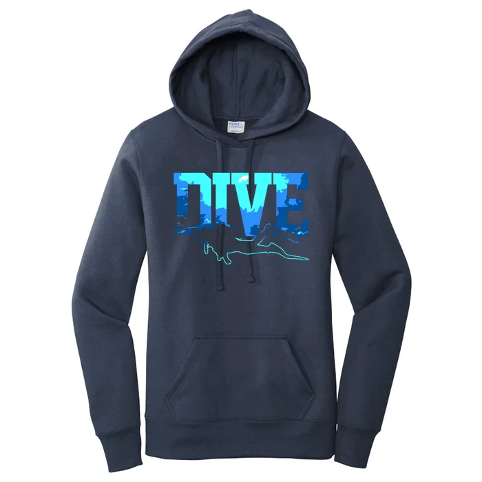 Scuba Diving DIVE Scuba Diver Gift Women's Pullover Hoodie