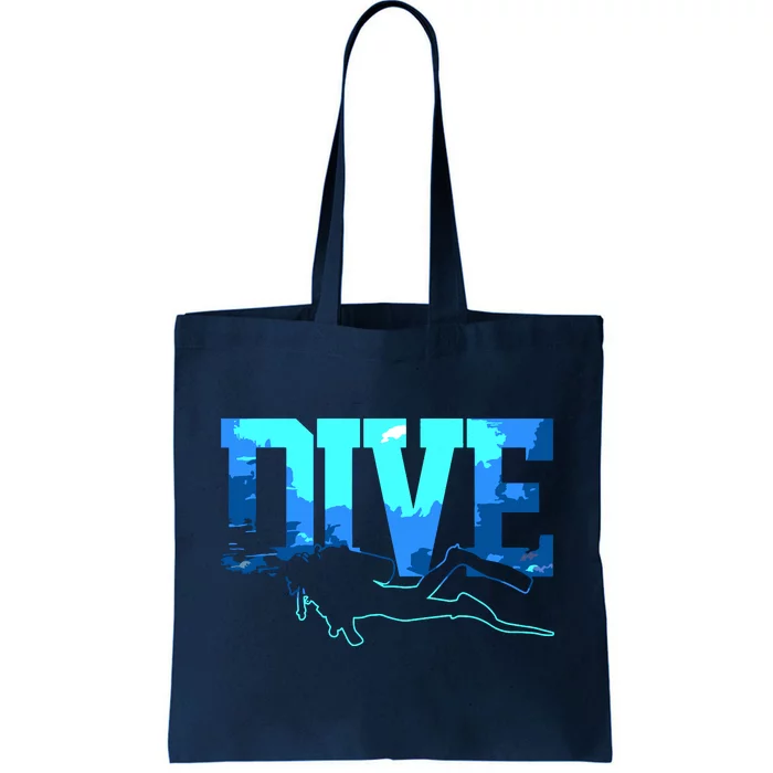 Scuba Diving DIVE Scuba Diver Gift Tote Bag