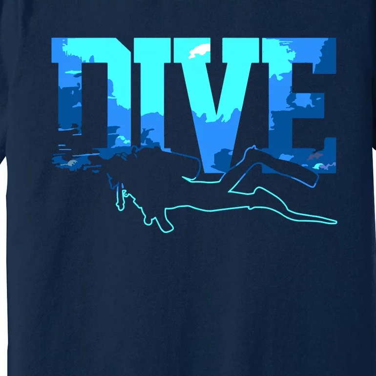 Scuba Diving DIVE Scuba Diver Gift Premium T-Shirt