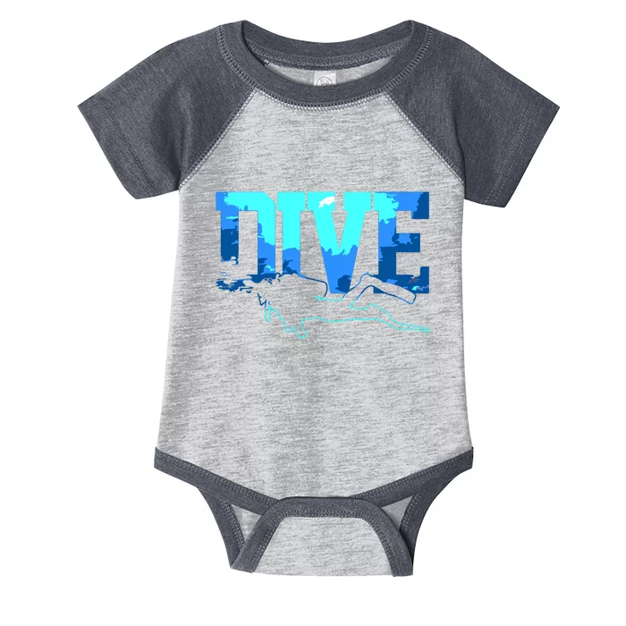 Scuba Diving DIVE Scuba Diver Gift Infant Baby Jersey Bodysuit