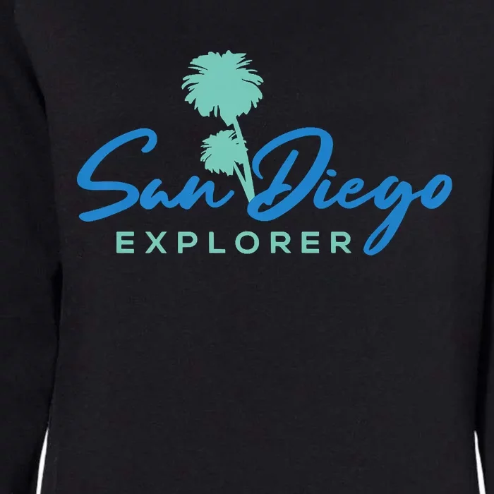 San Diego Explorer Premium Womens California Wash Sweatshirt