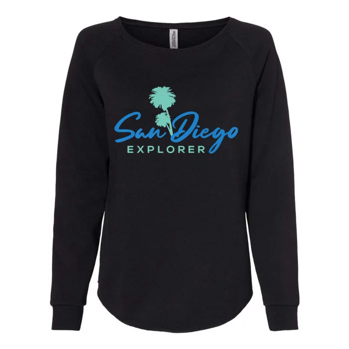 San Diego Explorer Premium Womens California Wash Sweatshirt