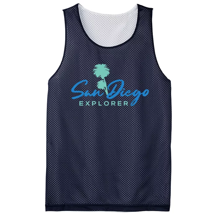 San Diego Explorer Premium Mesh Reversible Basketball Jersey Tank