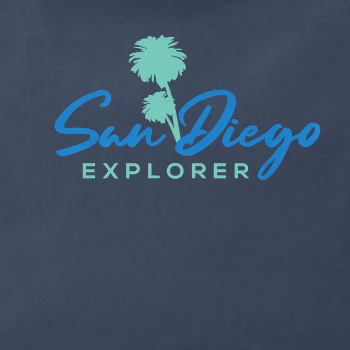 San Diego Explorer Premium Zip Tote Bag