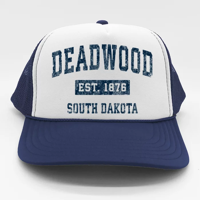 South Dakota Est 1876 Sd Vintage Sports Trucker Hat