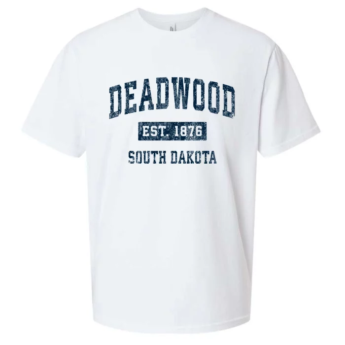 South Dakota Est 1876 Sd Vintage Sports Sueded Cloud Jersey T-Shirt