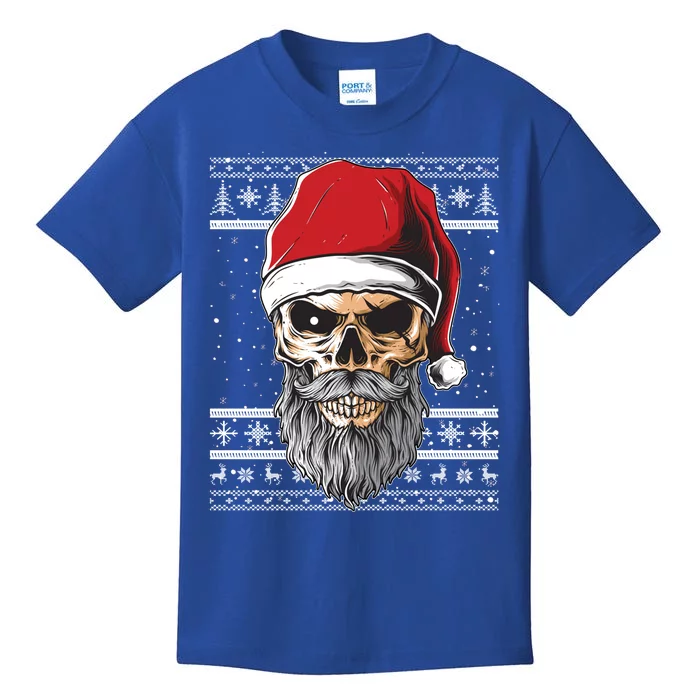 Santa Dj Edm Costume And Santa Hat Ugly Christmas Dj Cool Gift Kids T-Shirt