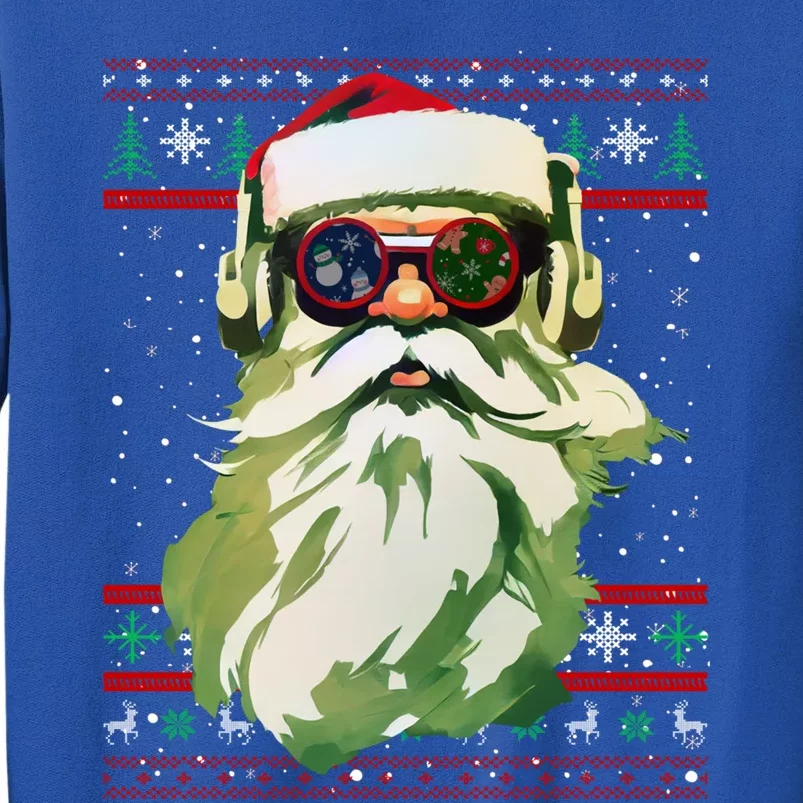 Santa Dj Edm Costume And Novelty Christmas Dj Meaningful Gift Sweatshirt